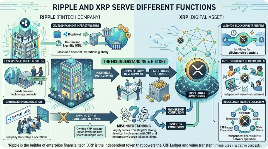 Ripple and XRP Serve Different Functions