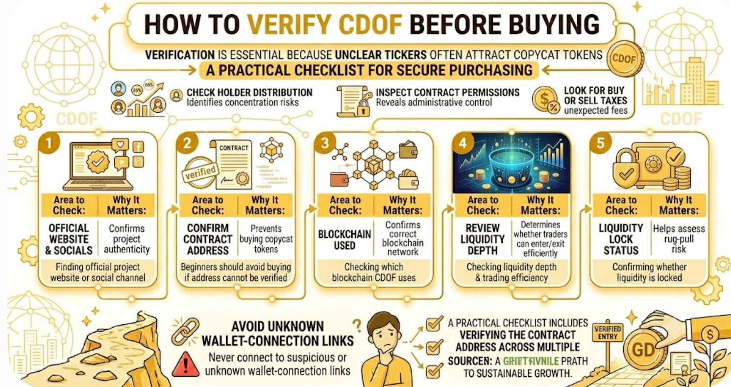 How to Verify CDOF Before Buying