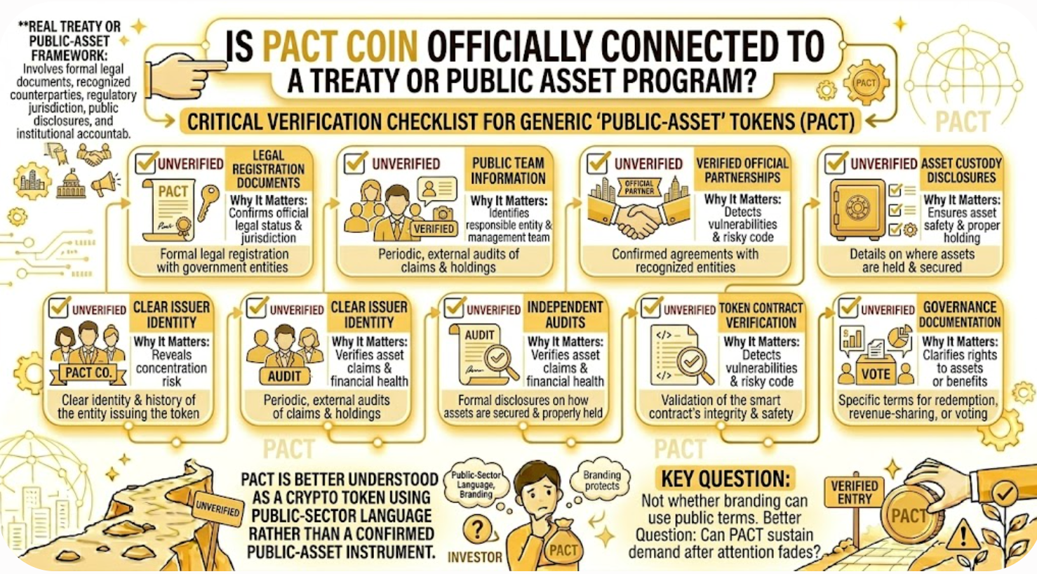 Is PACT Coin Officially Connected to a Treaty or Public Asset Program?
