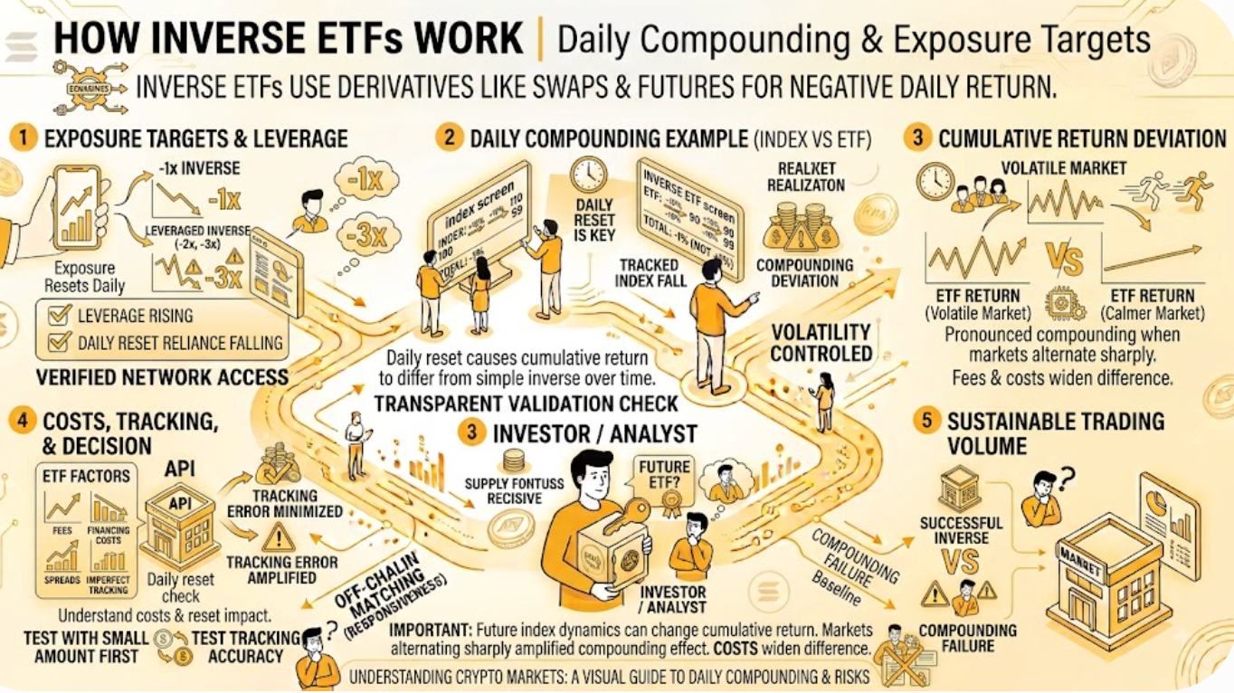 Comment fonctionnent les ETF inversés