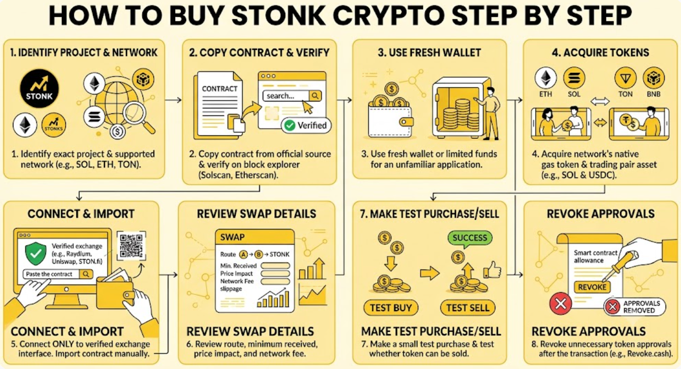 Come Acquistare STONK Crypto Passo Dopo Passo