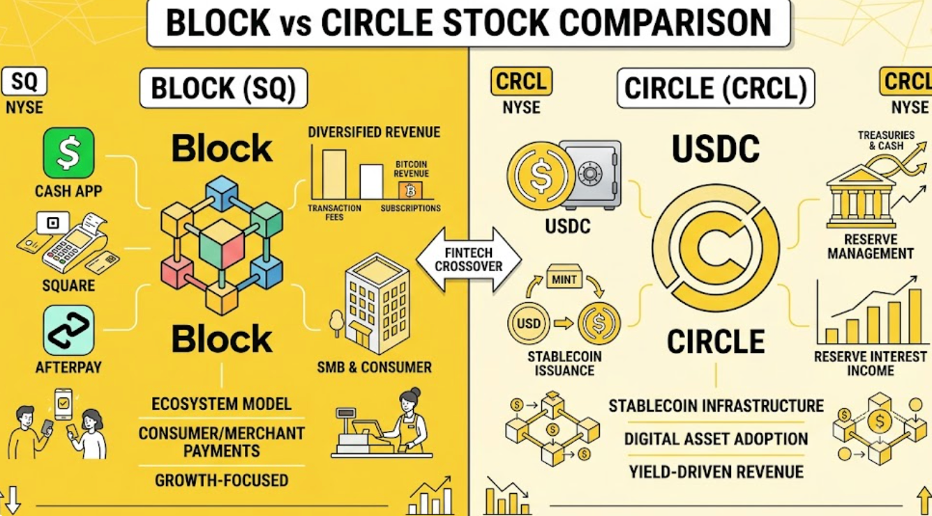 Block против Circle