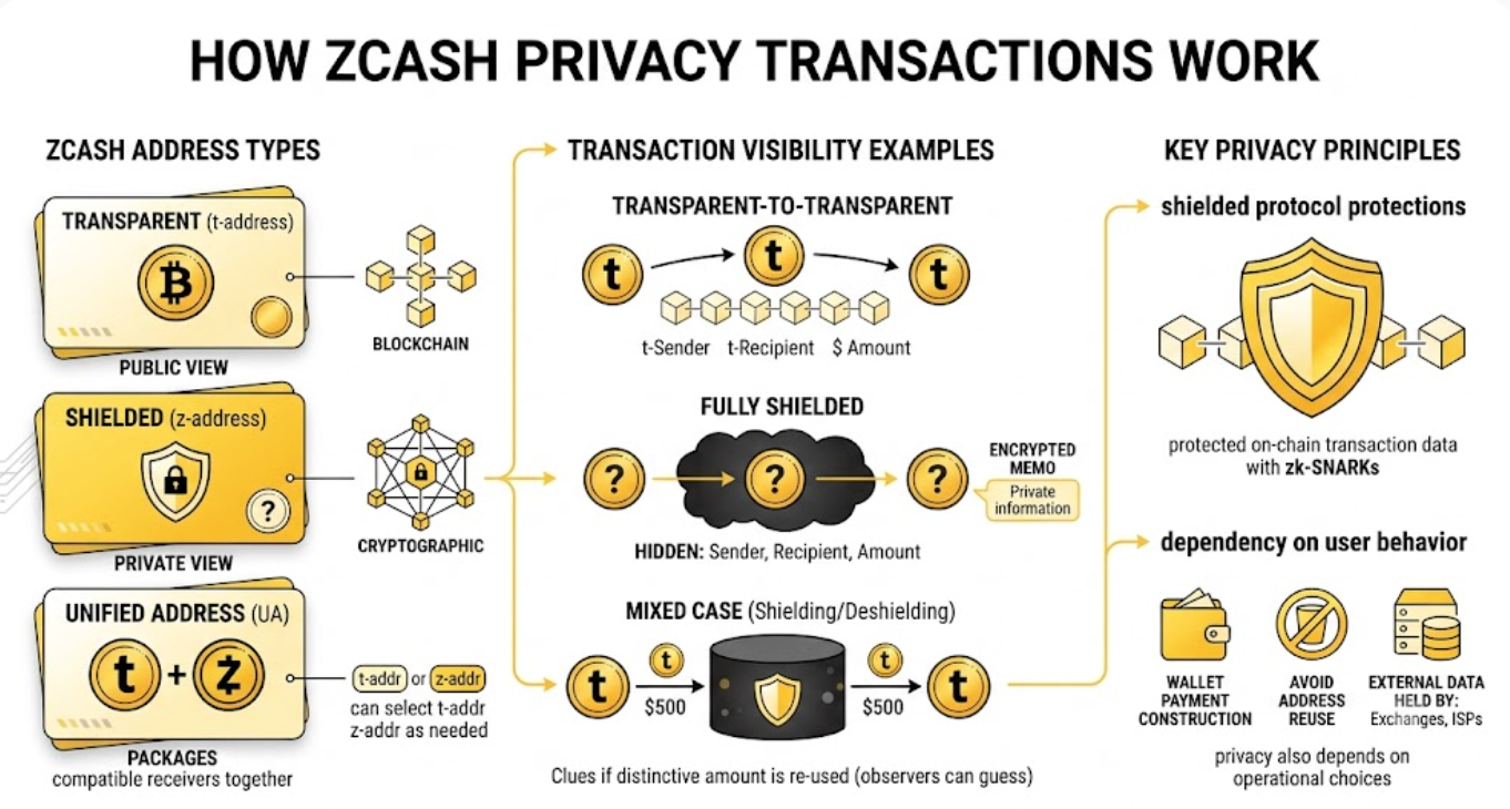 Zcash 隱私交易如何運作
